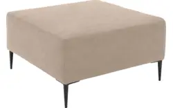 Goossens hocker key west beige micro leer - 8202017-403-01