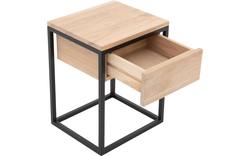 Goossens nachtkastje lord wit eiken - 8202025-02