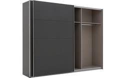Goossens basic kledingkast miami grijs hoogwaardig meubelplaat - 8202030-A-05