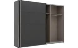 Goossens basic kledingkast miami grijs hoogwaardig meubelplaat - 8202030-A-02