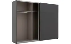 Goossens basic kledingkast miami grijs hoogwaardig meubelplaat - 8202030-A-02
