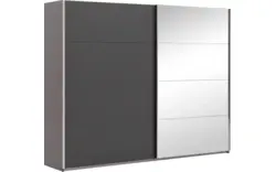 Goossens basic kledingkast miami grijs hoogwaardig meubelplaat - 8202033-02