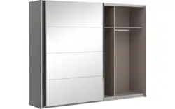 Goossens basic kledingkast miami grijs hoogwaardig meubelplaat - 8202033-02