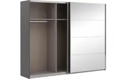 Goossens basic kledingkast miami grijs hoogwaardig meubelplaat - 8202033-02