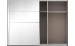 Goossens basic kledingkast miami grijs hoogwaardig meubelplaat - 8202036-02
