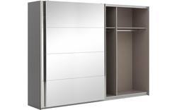 Goossens basic kledingkast miami grijs hoogwaardig meubelplaat - 8202036-05