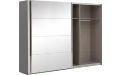 Goossens basic kledingkast miami grijs hoogwaardig meubelplaat - 8202036-02