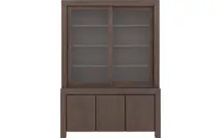 Goossens buffetkast clear donker bruin eiken - 8202051-1