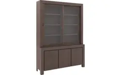 Goossens buffetkast clear donker bruin eiken - 8202051-1