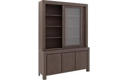 Goossens buffetkast clear donker bruin eiken - 8202051-1