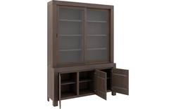 Goossens buffetkast clear donker bruin eiken - 8202051-1