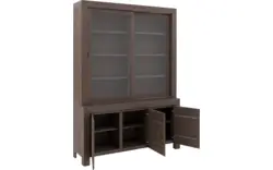 Goossens buffetkast clear donker bruin eiken - 8202051-1