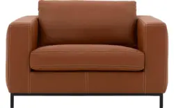 Goossens excellent loveseat massimo bruin leer - 8202349-01