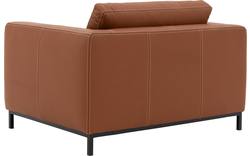 Goossens excellent loveseat massimo bruin leer - 8202349-01