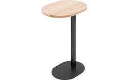 Goossens nachtkastje oval onbewerkt eiken - 8202355-01
