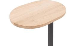 Goossens nachtkastje oval onbewerkt eiken - 8202355-01