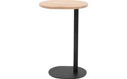 Goossens nachtkastje oval wit eiken - 8202356-01