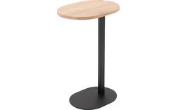 Goossens nachtkastje oval wit eiken - 8202356-03