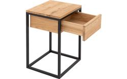 Goossens nachtkastje lord blank eiken - 8202361-01