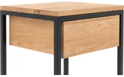 Goossens nachtkastje lord blank eiken - 8202361-01