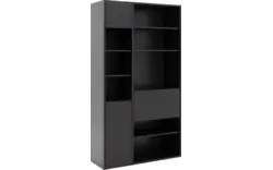 Goossens excellent wandmeubel ninth zwart eiken - 8202384-02