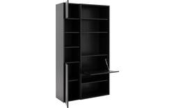 Goossens excellent wandmeubel ninth zwart eiken - 8202384-02