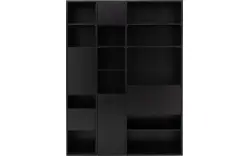 Goossens excellent wandmeubel ninth zwart eiken - 8202385-01