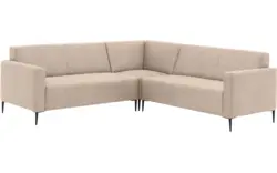Goossens hoekbank key west beige micro leer - 8202398-403-01