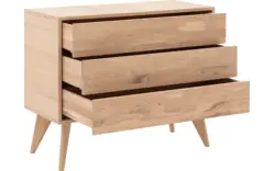 Goossens ladekast cosima wit eiken - 8202450-2