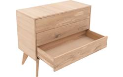 Goossens ladekast cosima wit eiken - 8202450-2