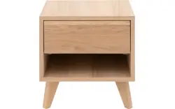 Goossens nachtkastje cosima onbewerkt eiken - 8202452-2