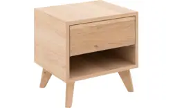 Goossens nachtkastje cosima onbewerkt eiken - 8202452-2