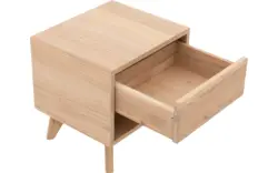 Goossens nachtkastje cosima onbewerkt eiken - 8202452-2