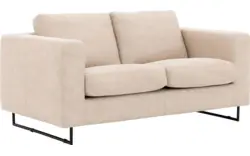 Goossens excellent zitbank jovani beige micro leer - 8202547-1