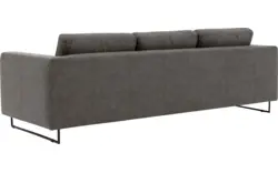 Goossens excellent zitbank jovani grijs micro leer - 8202548-1
