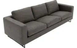 Goossens excellent zitbank jovani grijs micro leer - 8202548-1