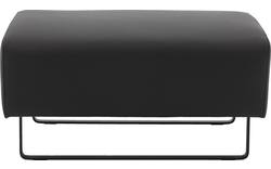 Goossens hocker montreal zwart leer - 8202550-1