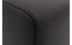 Goossens hocker montreal zwart leer - 8202550-2