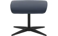 Goossens hocker avec blauw leer - 8202554-2