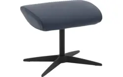 Goossens hocker avec blauw leer - 8202554-2