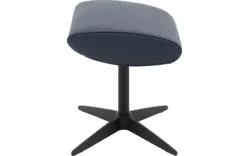 Goossens hocker avec blauw leer - 8202554-2