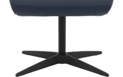 Goossens hocker avec blauw leer - 8202554-2