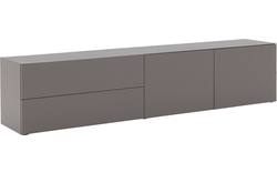 Goossens excellent dressoir monza zijdeglans grijs mdf - 8202572-02