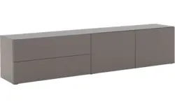 Goossens excellent dressoir monza zijdeglans grijs mdf - 8202572-01