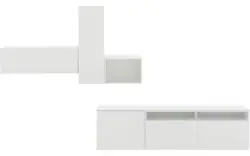 Goossens excellent wandmeubel monza ecowood wit mdf - 8202573-01