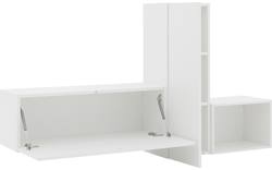 Goossens excellent wandmeubel monza ecowood wit mdf - 8202573-01