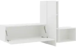 Goossens excellent wandmeubel monza ecowood wit mdf - 8202573-01