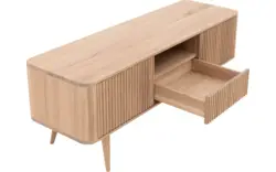 Goossens tv meubel seppe wit eiken - 8202880-01
