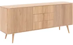 Goossens dressoir seppe wit eiken - 8202882-01