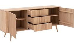 Goossens dressoir seppe wit eiken - 8202882-01